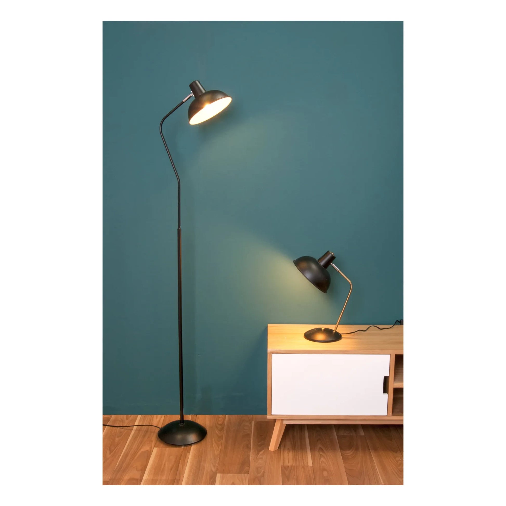 Present Time - Hood Table Lamp | Black