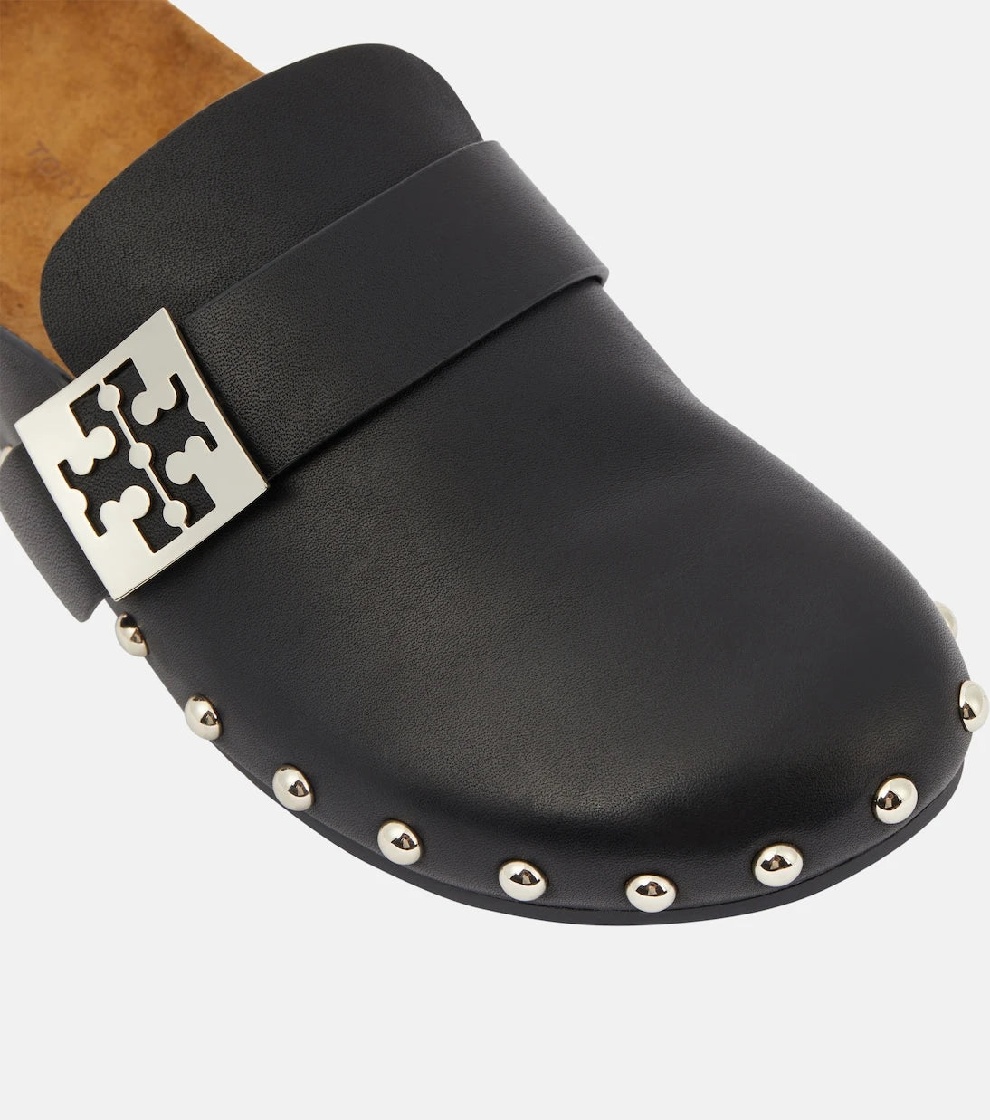 Tory Burch - Mellow studded leather slippers