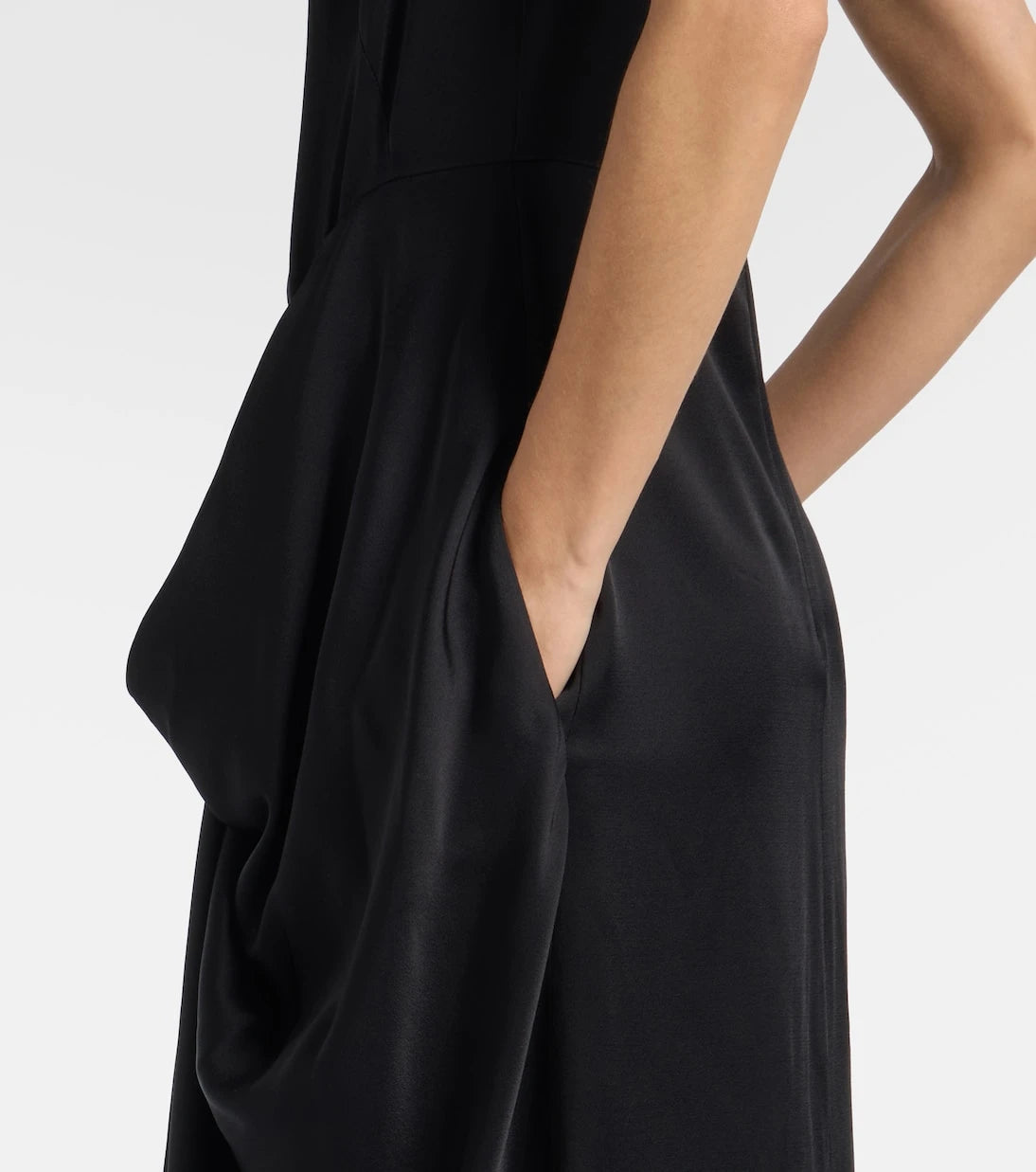 Stella McCartney - Draped satin gown