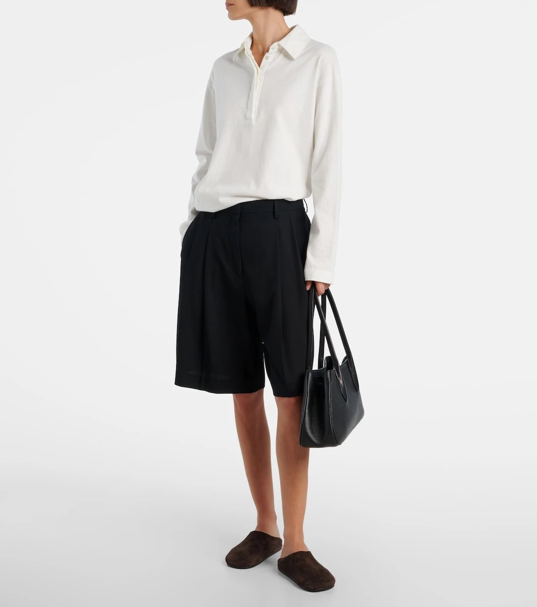 The Row - Alger Medium leather shoulder bag