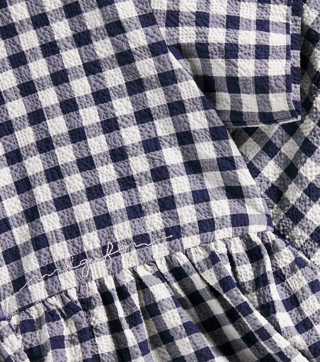 Il Gufo - Gingham cotton dress