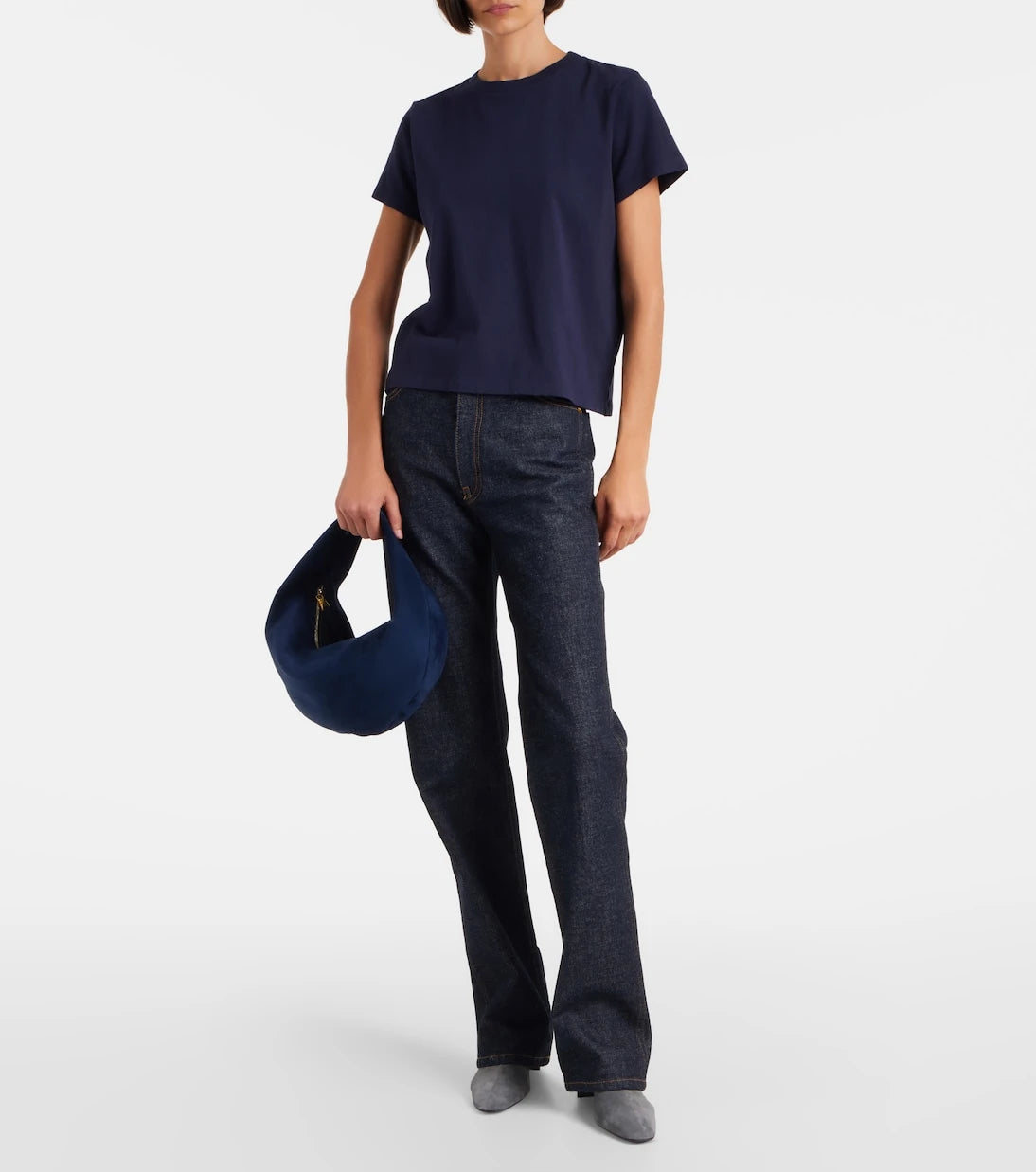 Khaite - Cecilia 50 suede pumps