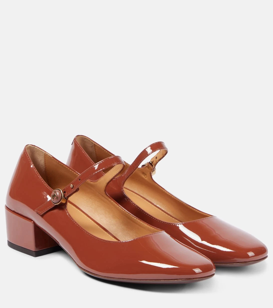 Tod's - Patent leather Mary Jane pumps