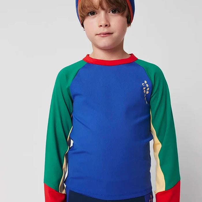 Bobo Choses Color Block Uzun Kollu Çocuk Bluzu