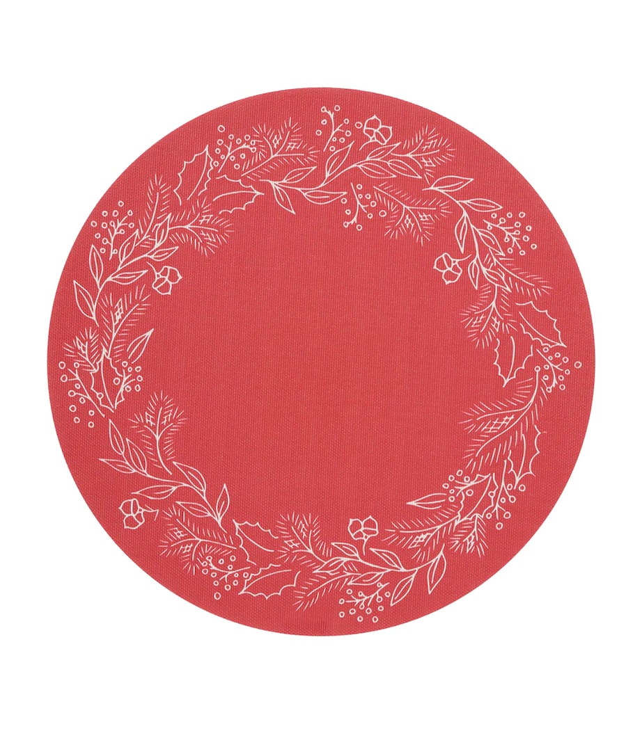 Chilewich x Martha Stewart Wreath Round Placemat