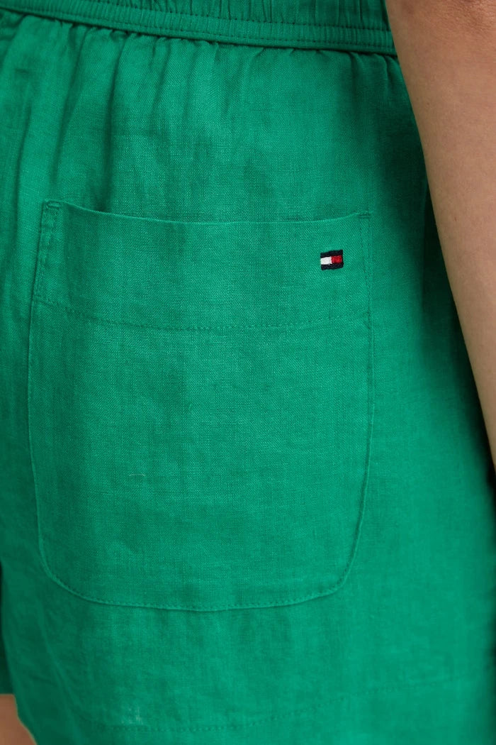 Tommy Hilfiger kadın keten şort