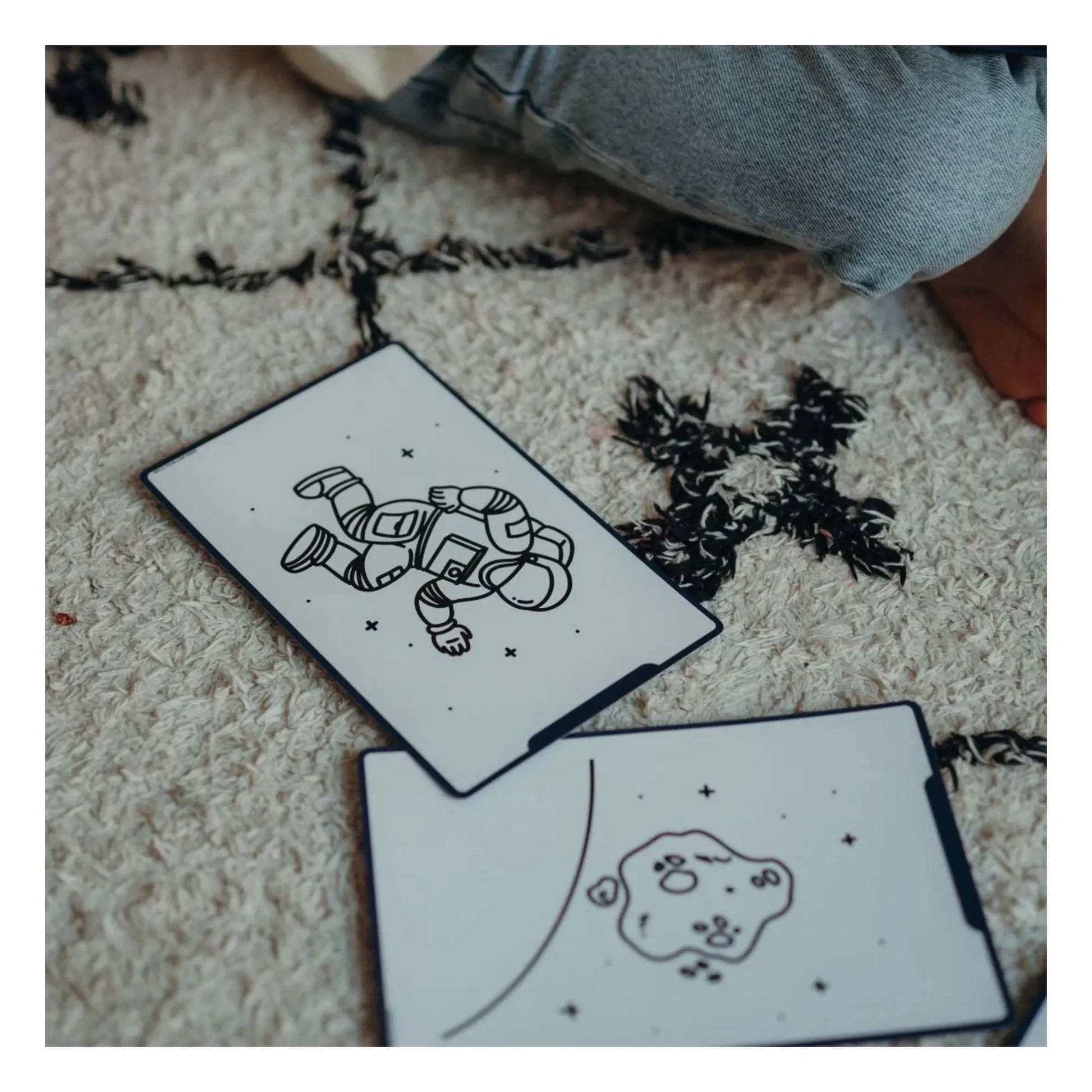 Kidywolf - Kidydraw Mini drawing board | Midnight blue