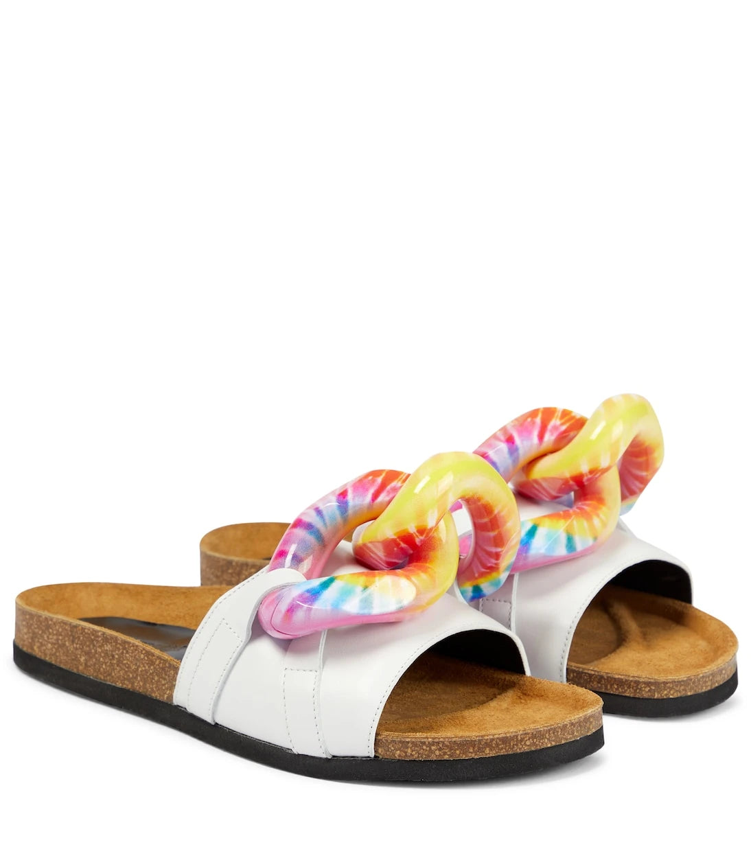 JW Anderson - Embellished leather slides