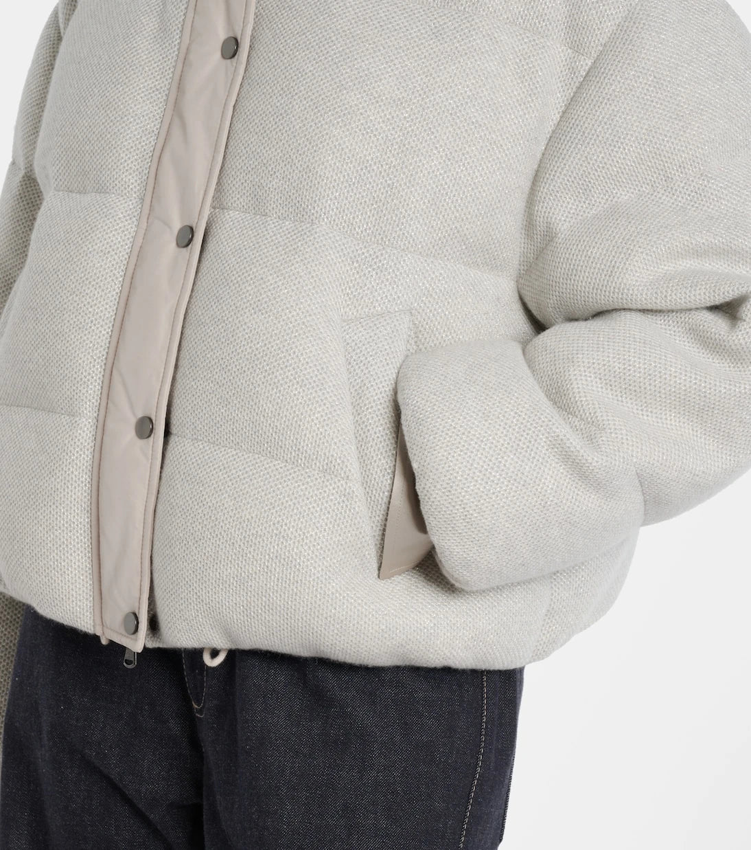 Brunello Cucinelli - Cashmere-blend down jacket