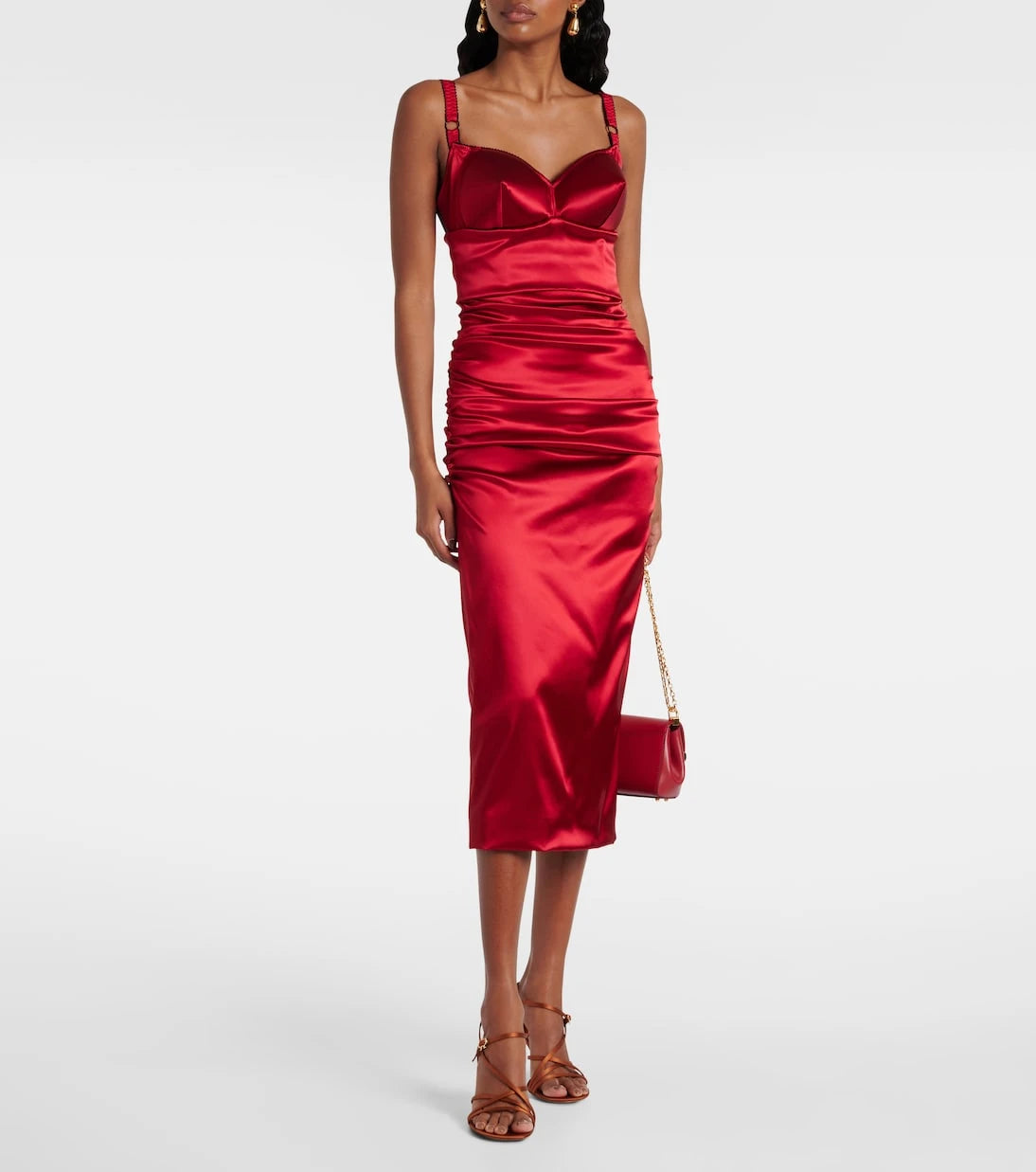 Gianvito Rossi - 85 satin sandals