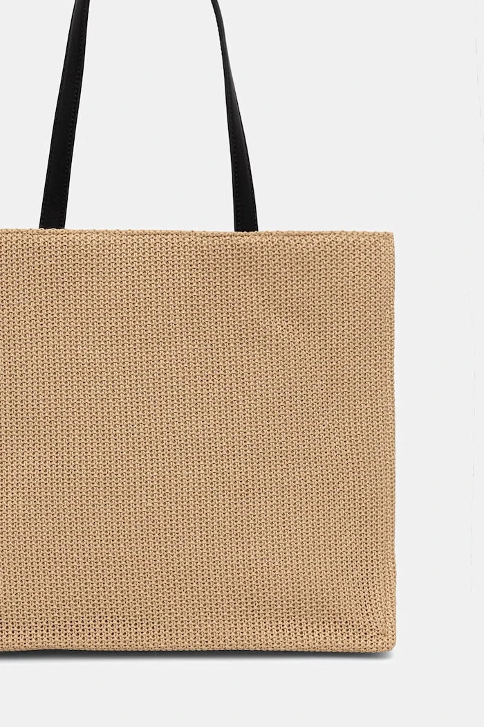 Karl Lagerfeld örme kumaştan kadın tote çanta K/ESSENTIAL