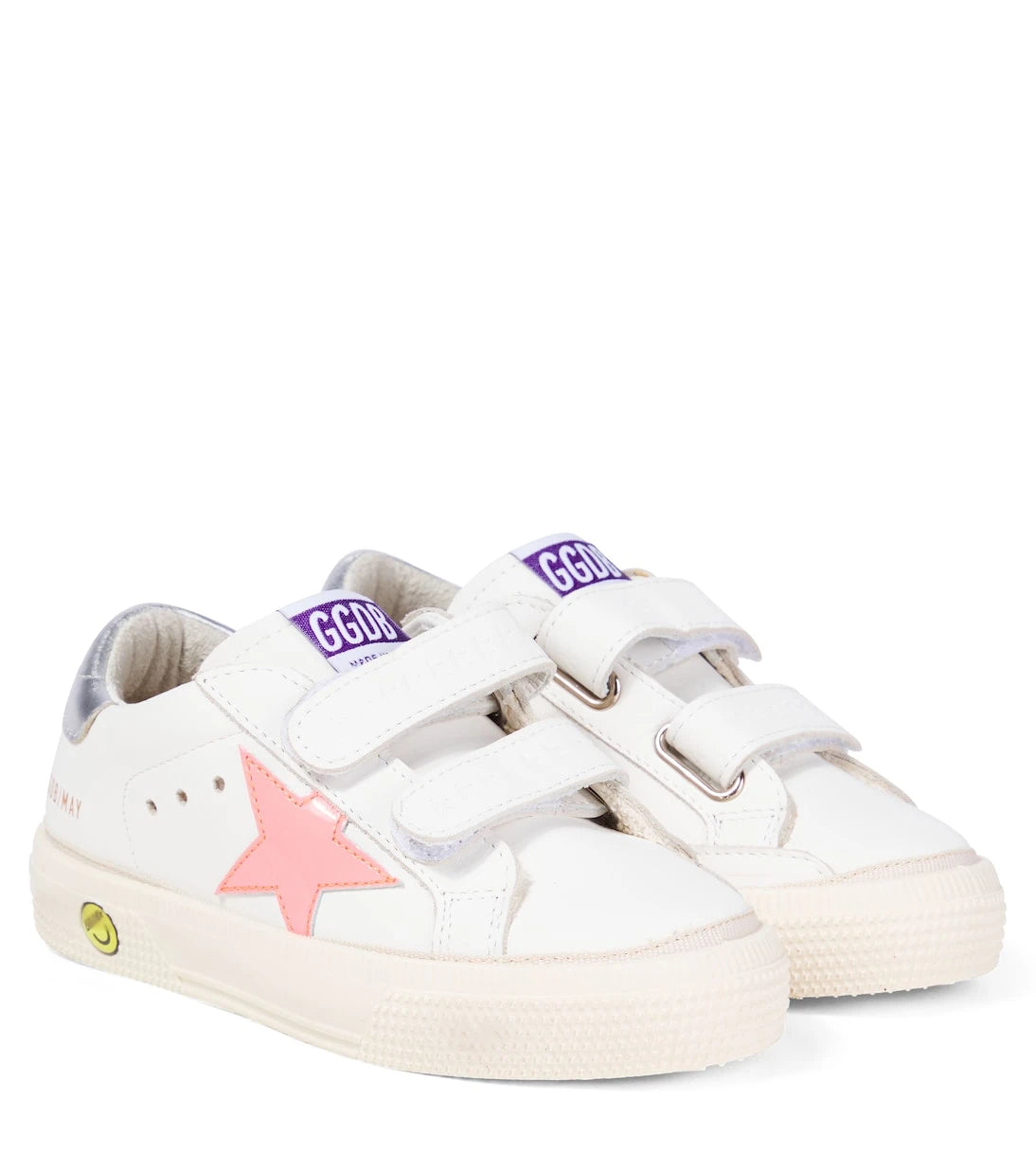 Golden Goose Kids - May School leather sneakers