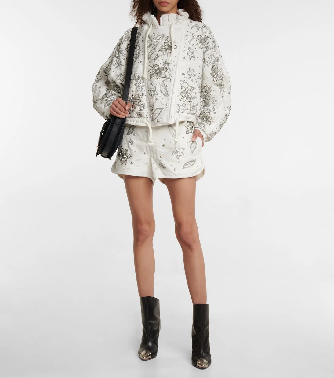 Isabel Marant - Cotton and linen shorts