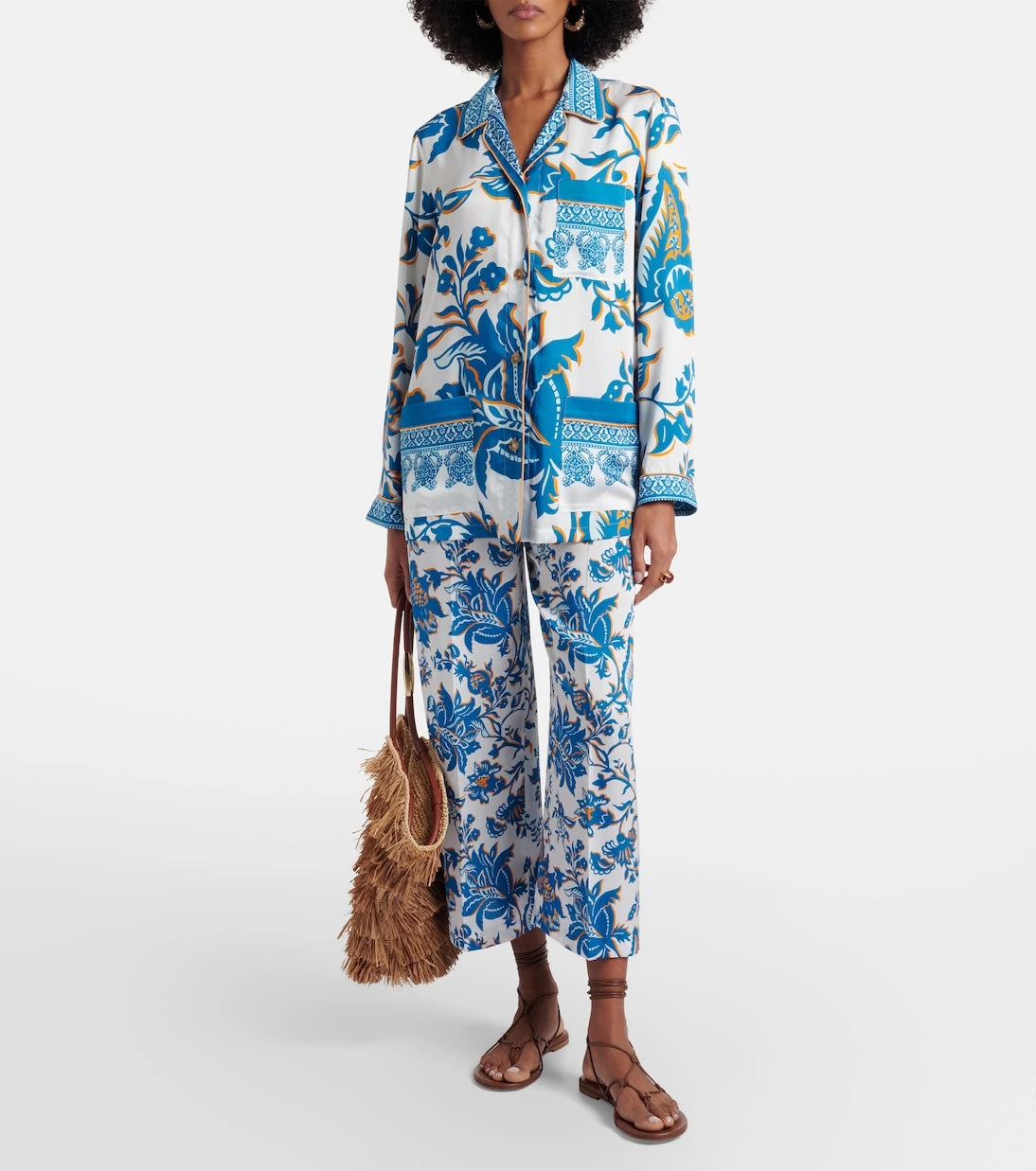 Etro - Printed crêpe-de-chine blouse
