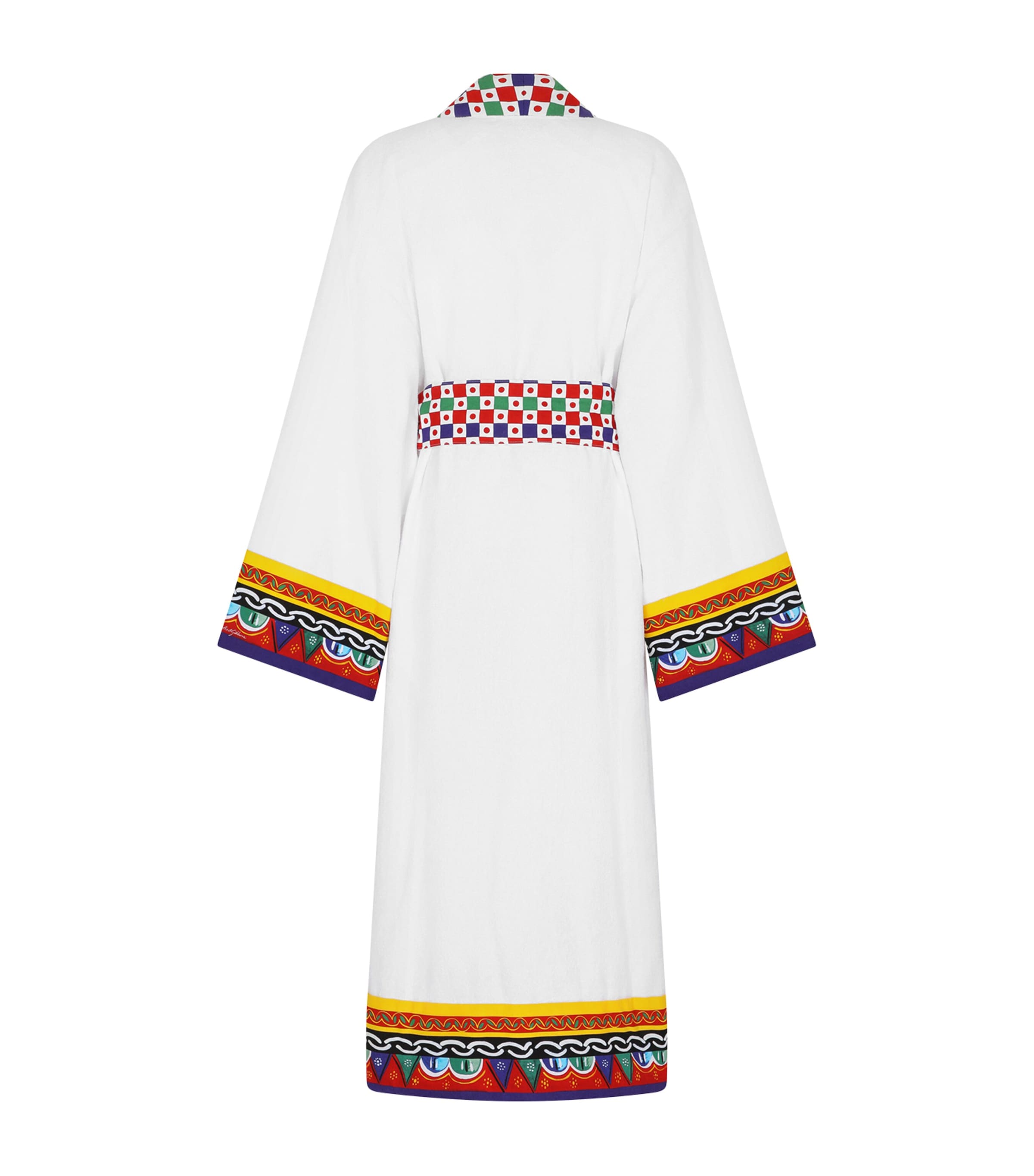 Dolce & Gabbana Casa Cotton-Terry Carretto Bathrobe
