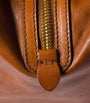 Brown Leather Top-Handle Bag