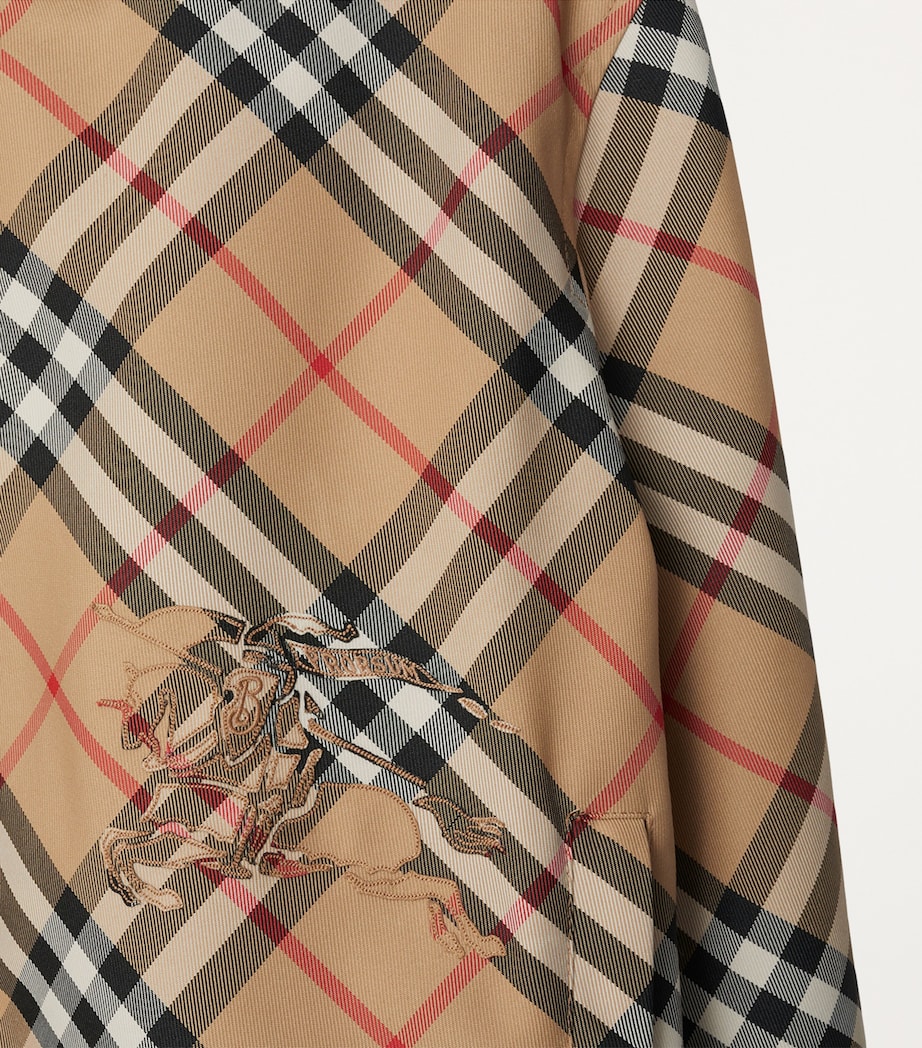 Burberry Yellow Check Cropped Reversible Jacket