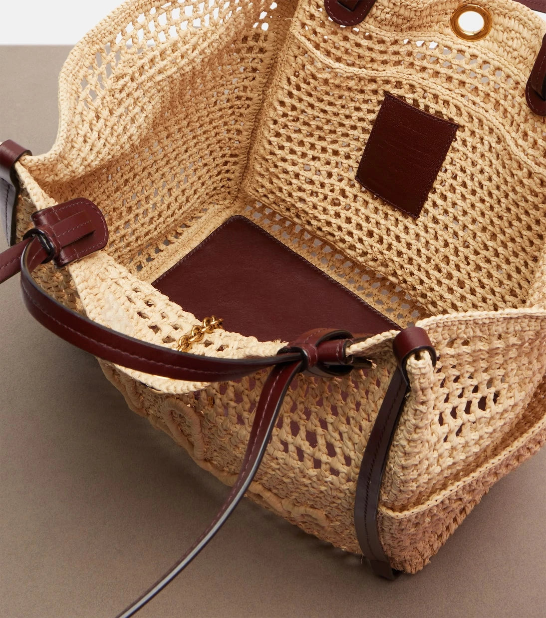 Chloé - Iconic Large raffia tote bag