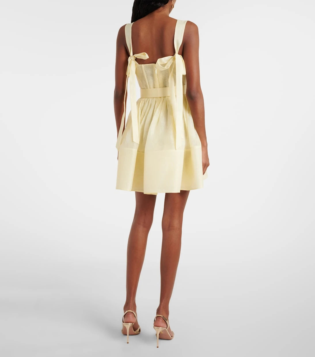 Zimmermann - Dawning linen and silk minidress