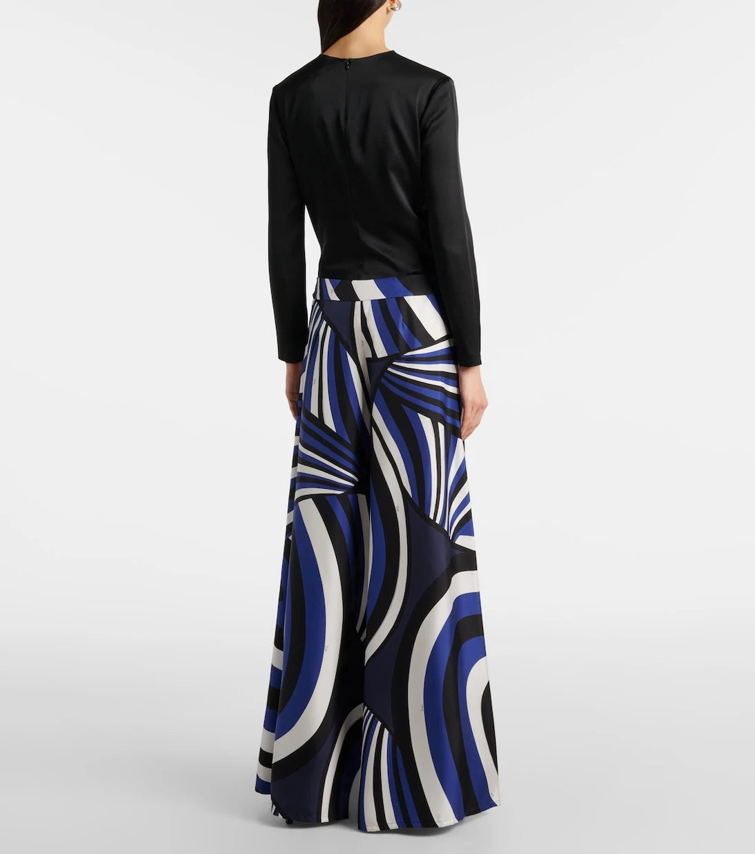 Pucci - Iride silk twill palazzo pants