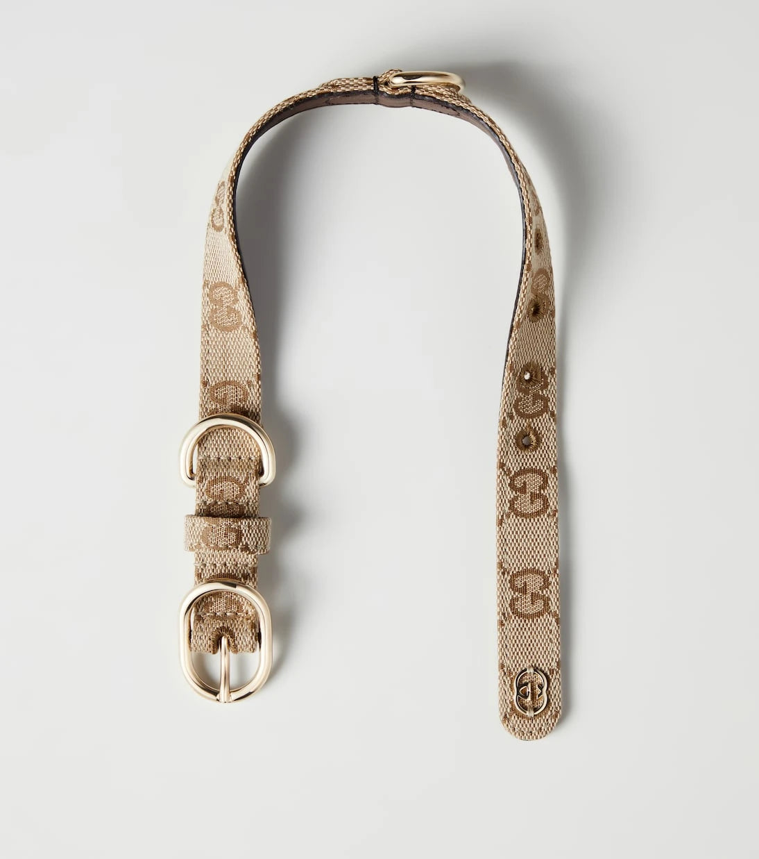 Gucci - S/M GG canvas dog collar