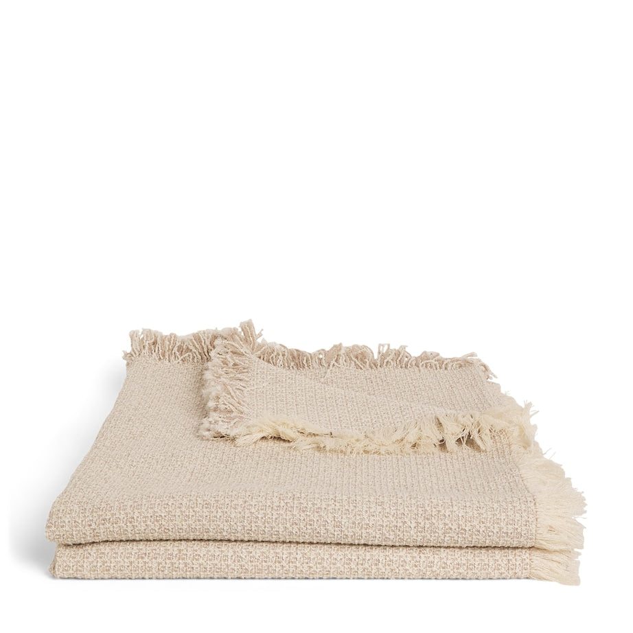 Peter Reed Textured Fringe Torcello Throw (310cm x 150cm)