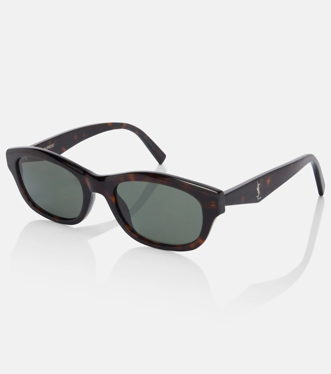 Saint Laurent - Monogram rectangular sunglasses
