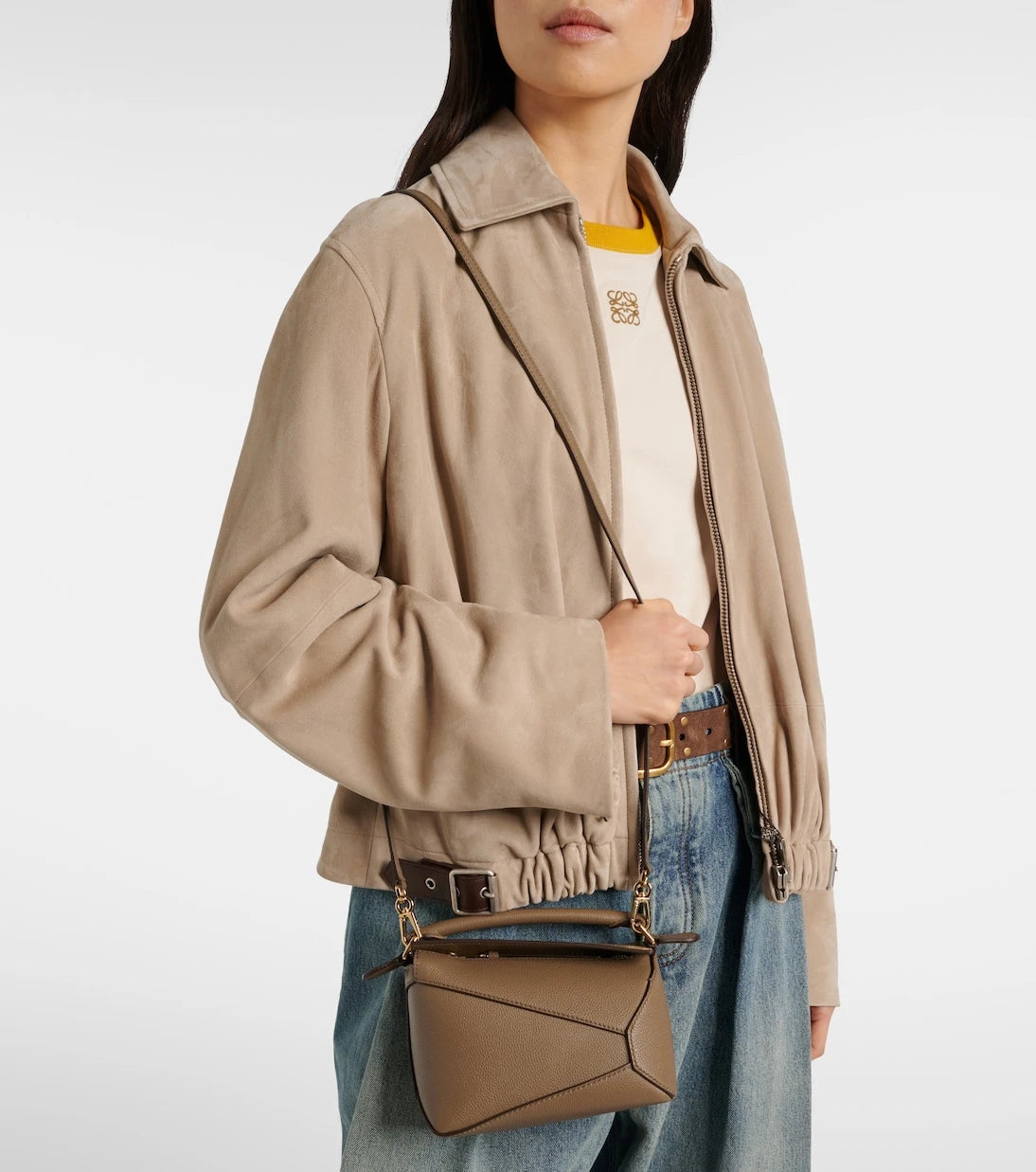 Loewe - Puzzle Edge Mini leather tote bag