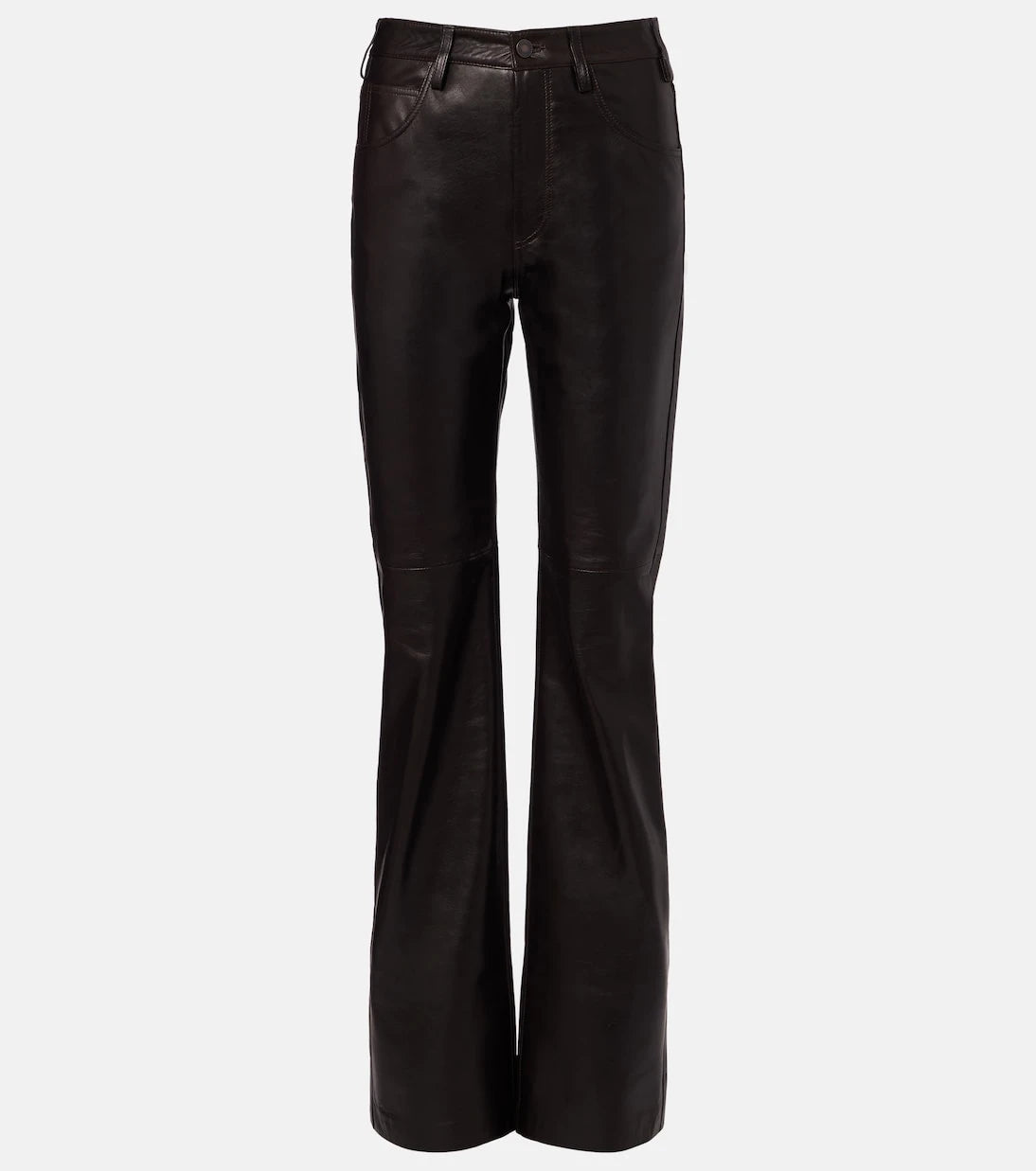 Nili Lotan - Leather bootcut pants