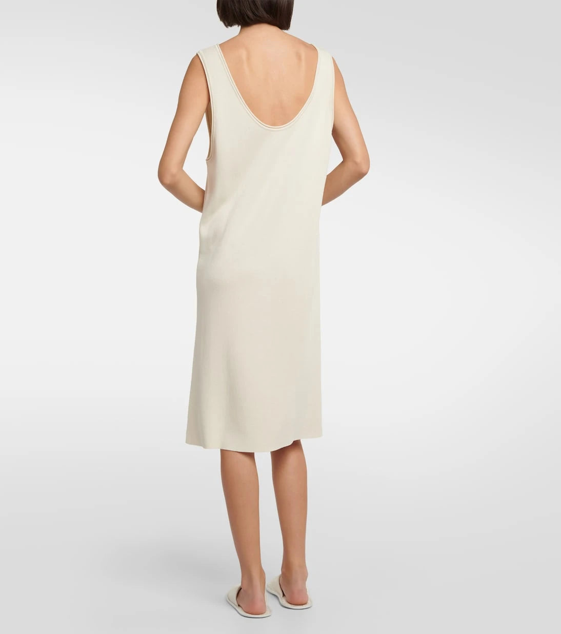 The Row - Garfield silk midi dress