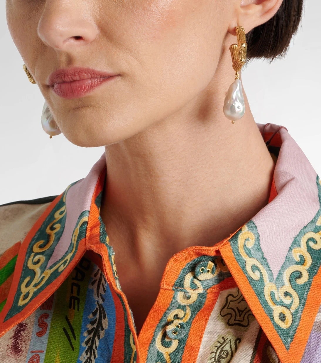 Alémais - Team Spirit gold-plated earrings