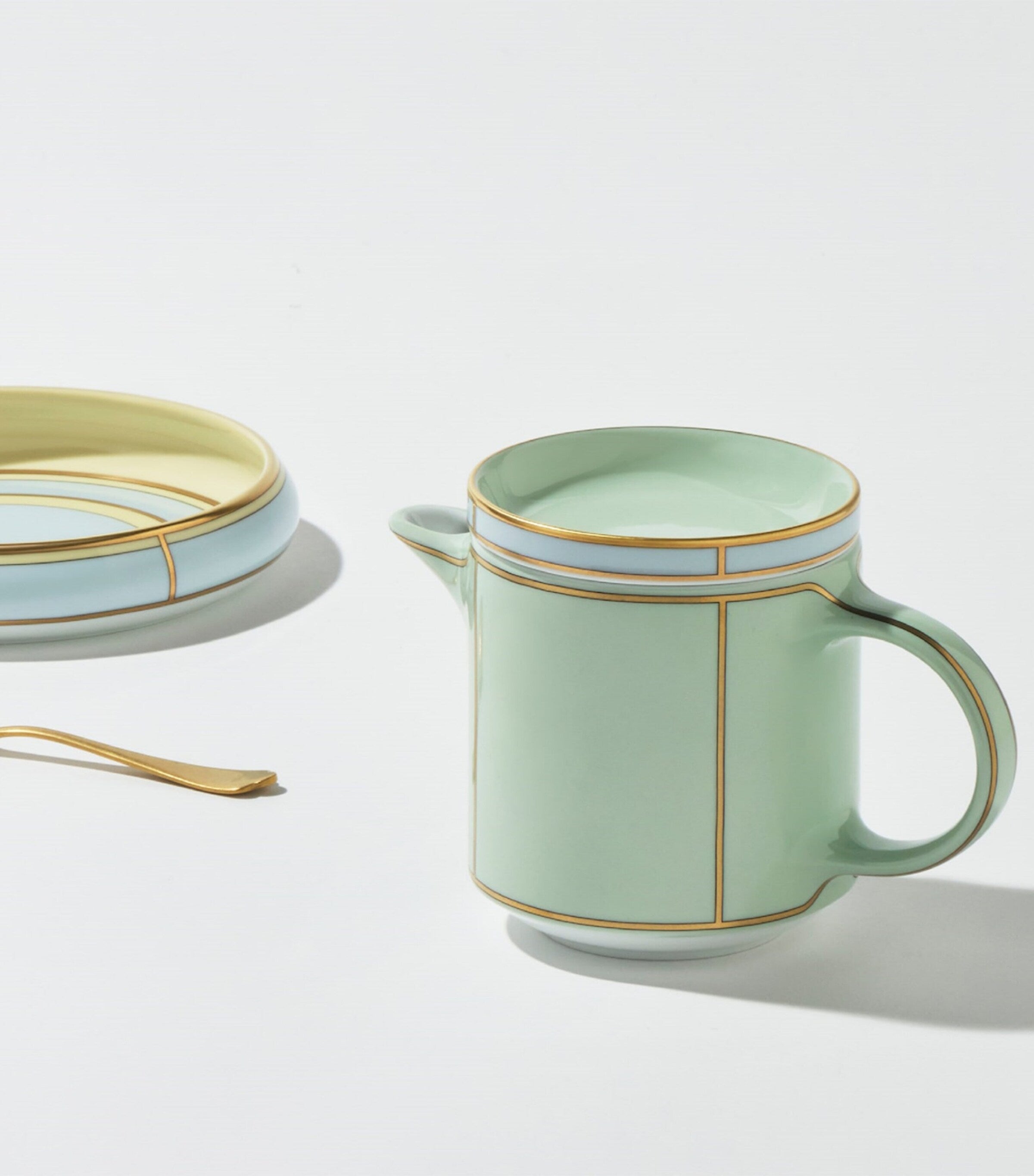 Porcelain Colonna Diva Verde Coffee Pot (500ml)