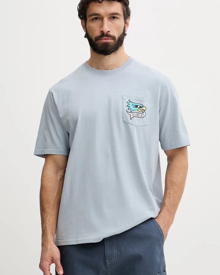 Hurley уголемена мъжка памучна тениска ETAM