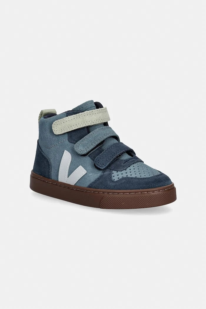 Veja Small V-10 Mid маратонки за деца от велур