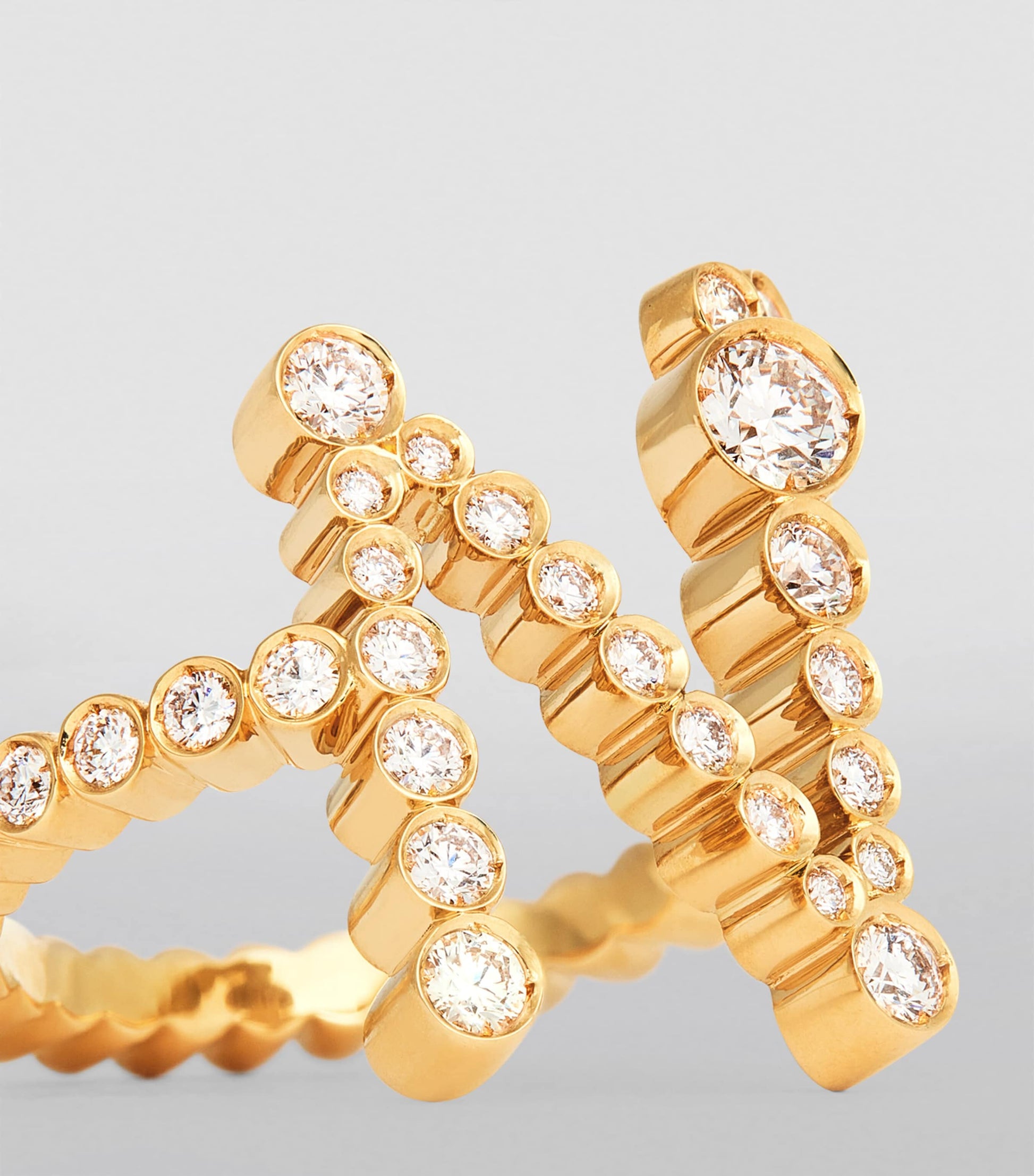 Yellow Gold and Diamond Ensemble ‘N’ Ring