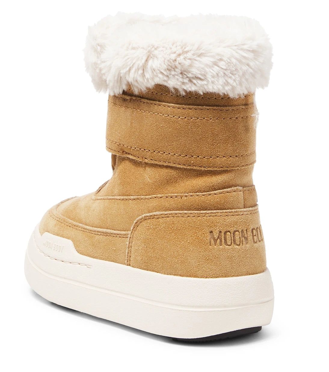 Moon Boot Kids - Junior Park Strap suede snow boots