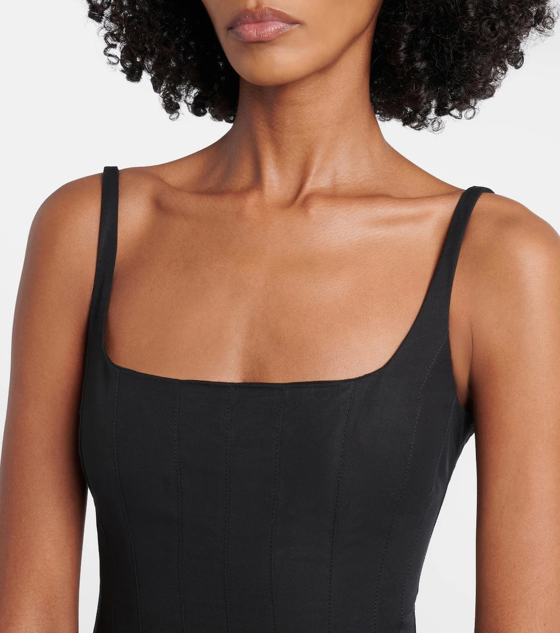 Jacquemus - Agave cotton poplin midi dress