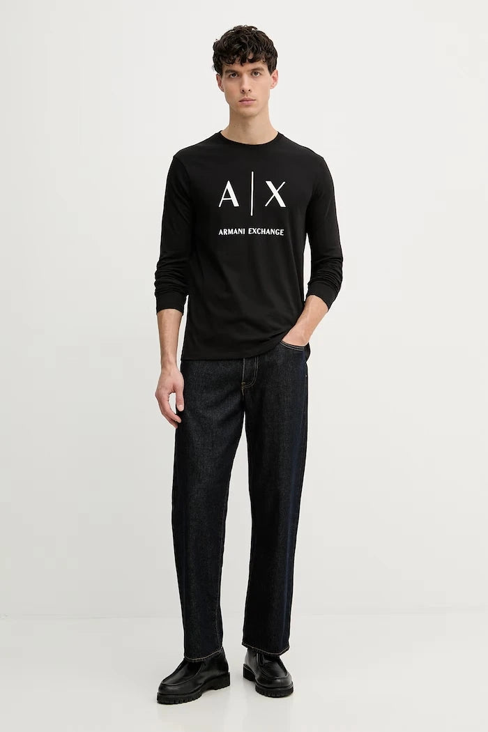 Armani Exchange uzun kollu erkek pamuklu