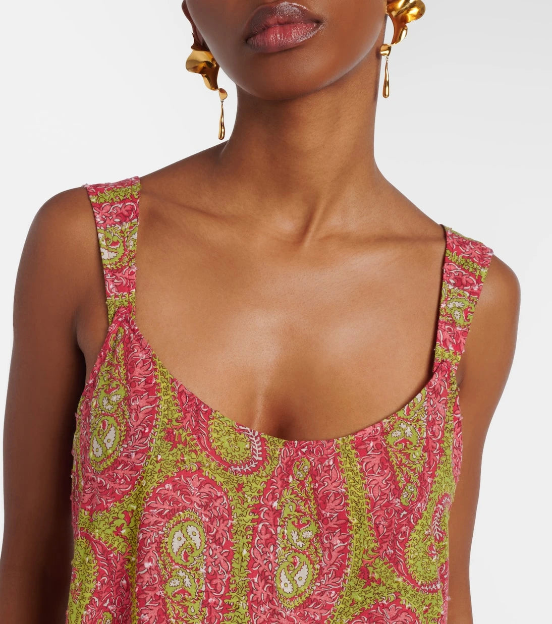Etro - Printed cotton maxi dress