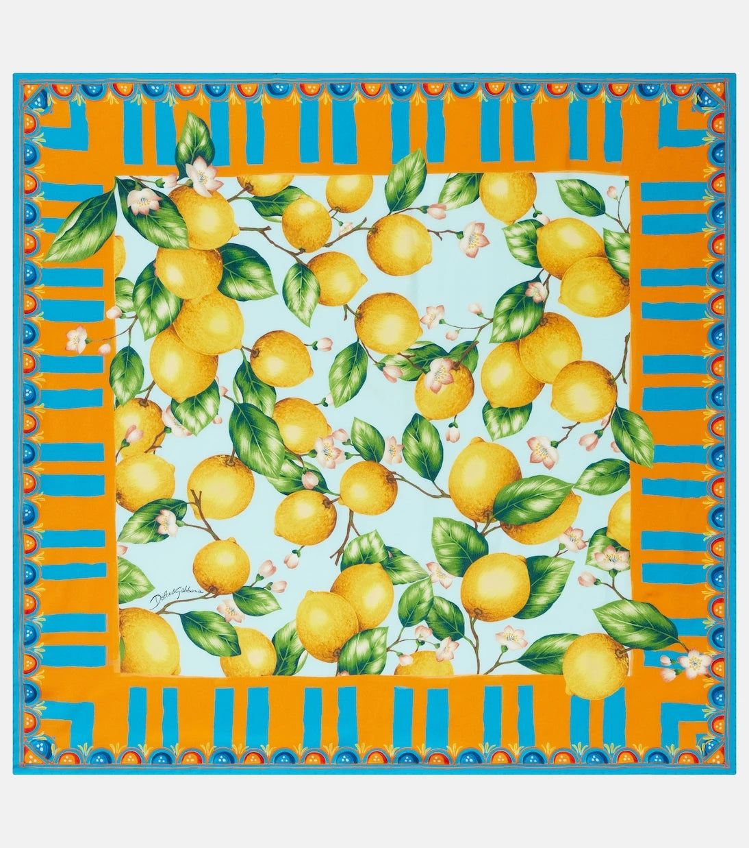 Dolce&Gabbana - Printed silk twill scarf
