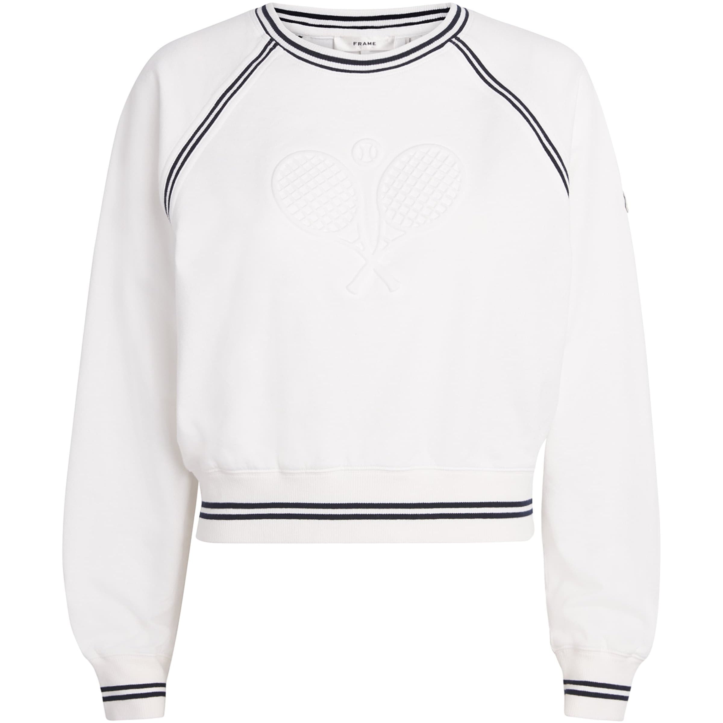 Stretch-Cotton Tennis Sweatshirt