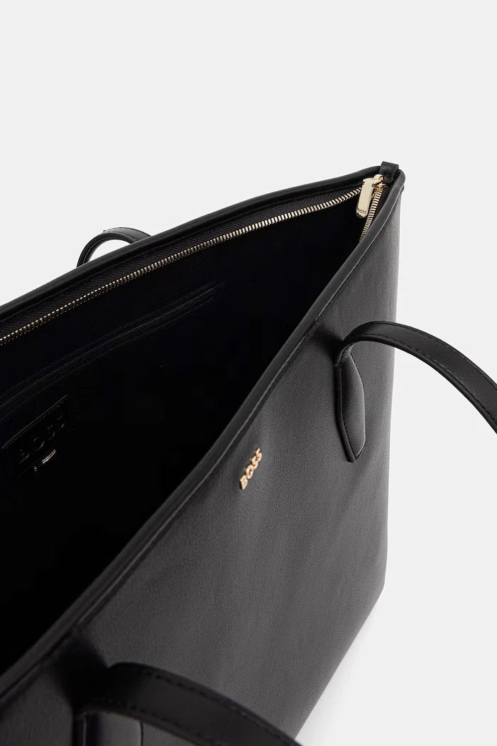 BOSS Sandy Zip Shopper kadın suni deri alışveriş çantası