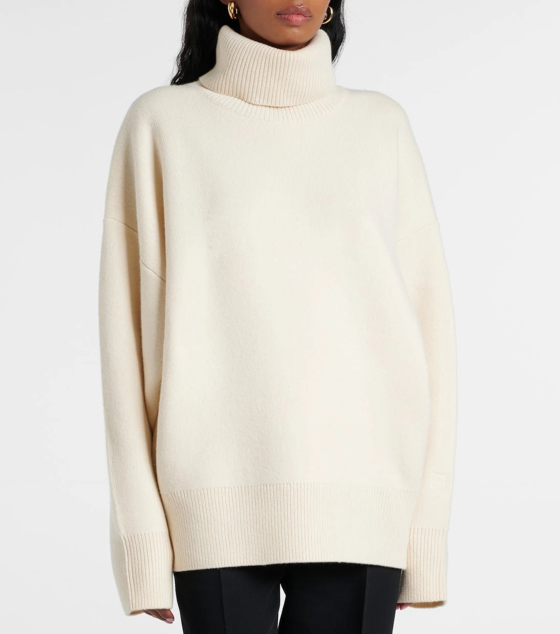 Toteme - Wool and cashmere-blend turtleneck sweater