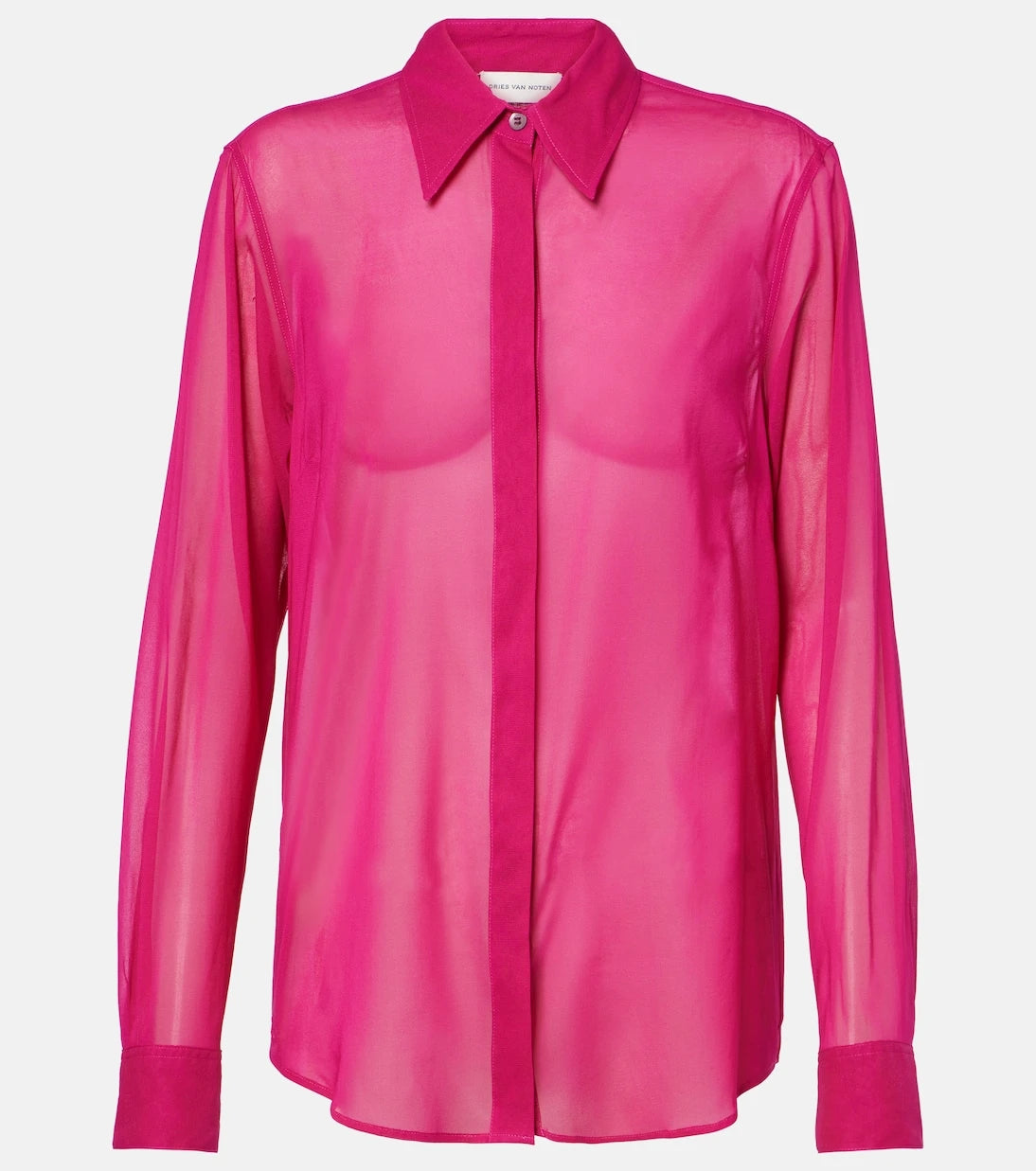Dries Van Noten - Silk-blend shirt