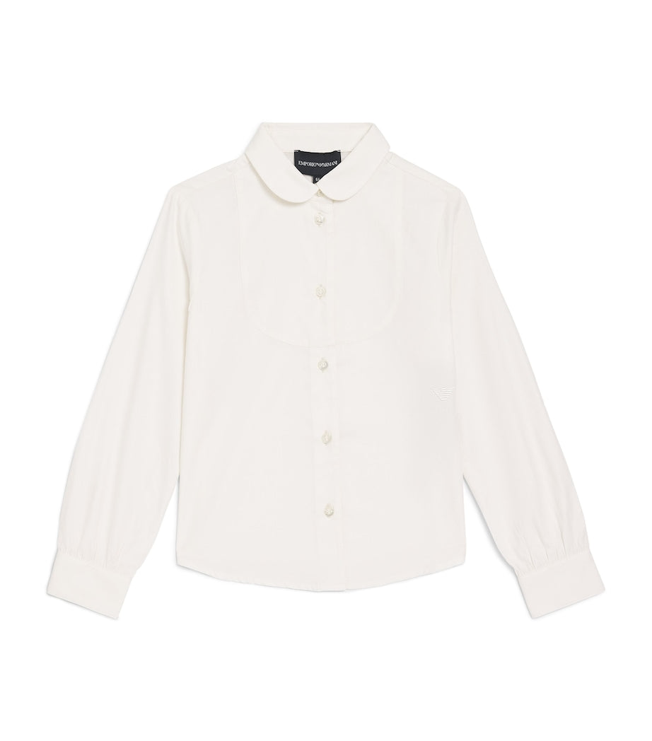 Emporio Armani Kids Cotton-Blend Dress Shirt (6-14 Years)