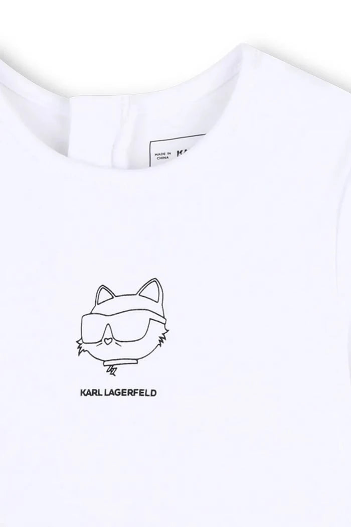 Karl Lagerfeld pamuklu elbise