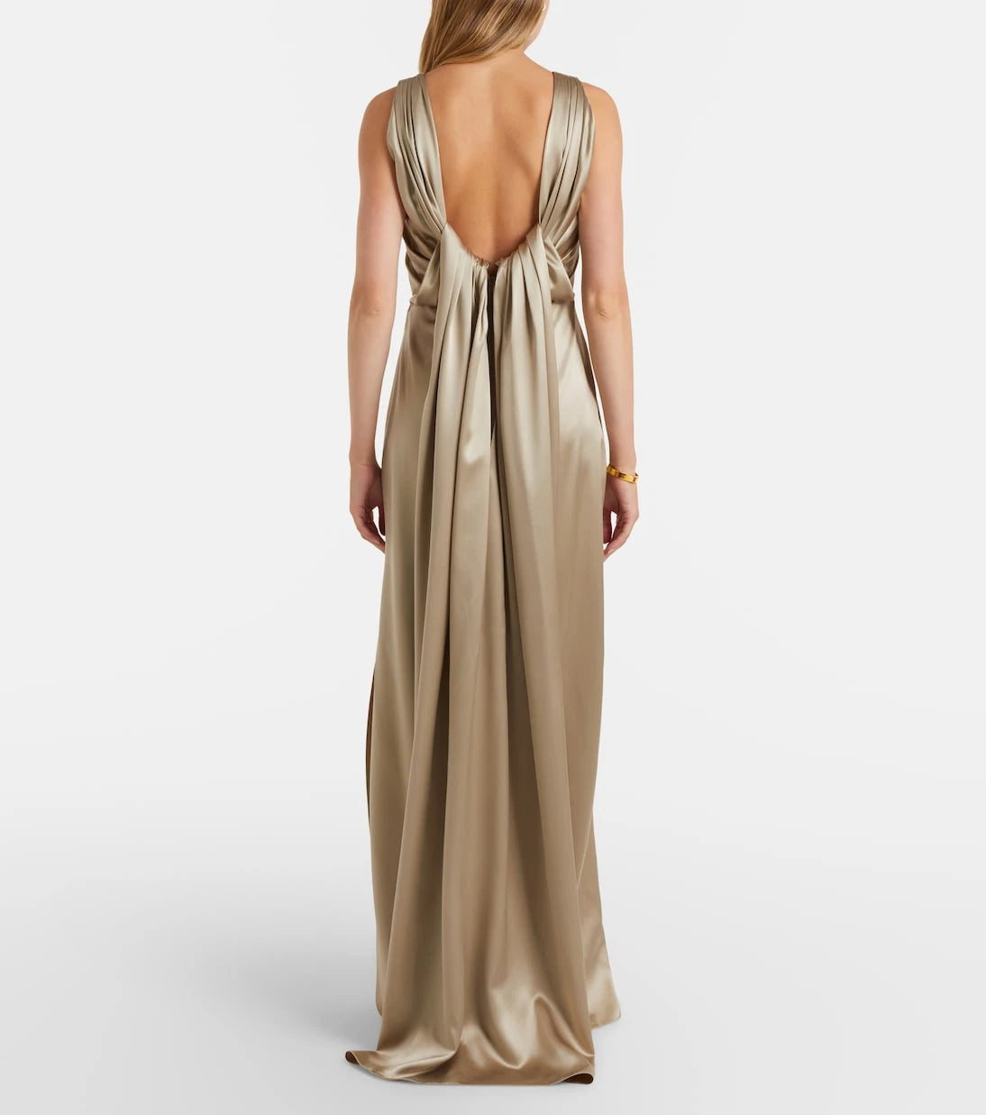 Max Mara - Azoto silk satin maxi dress