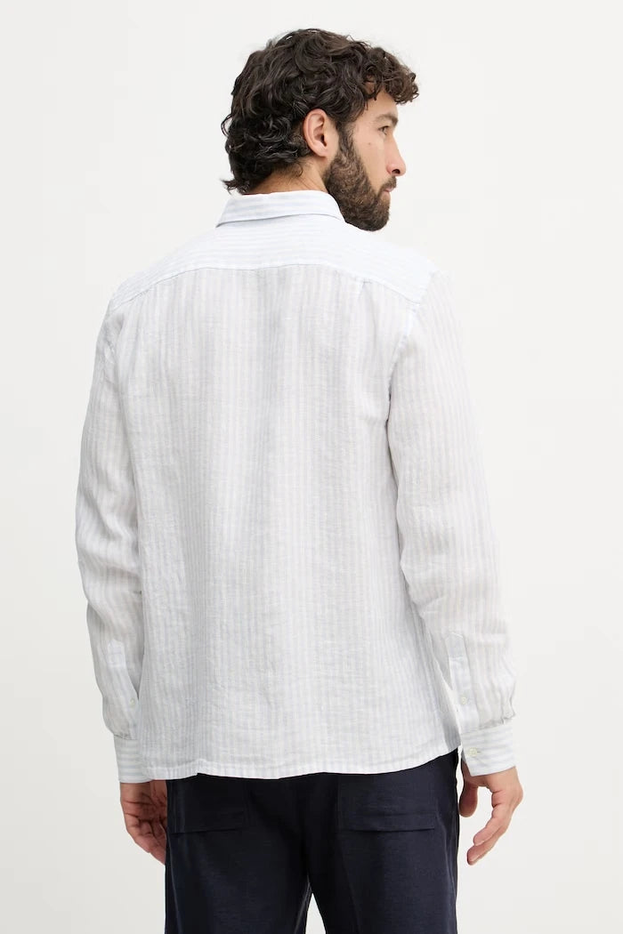 Lacoste erkek keten gömlek