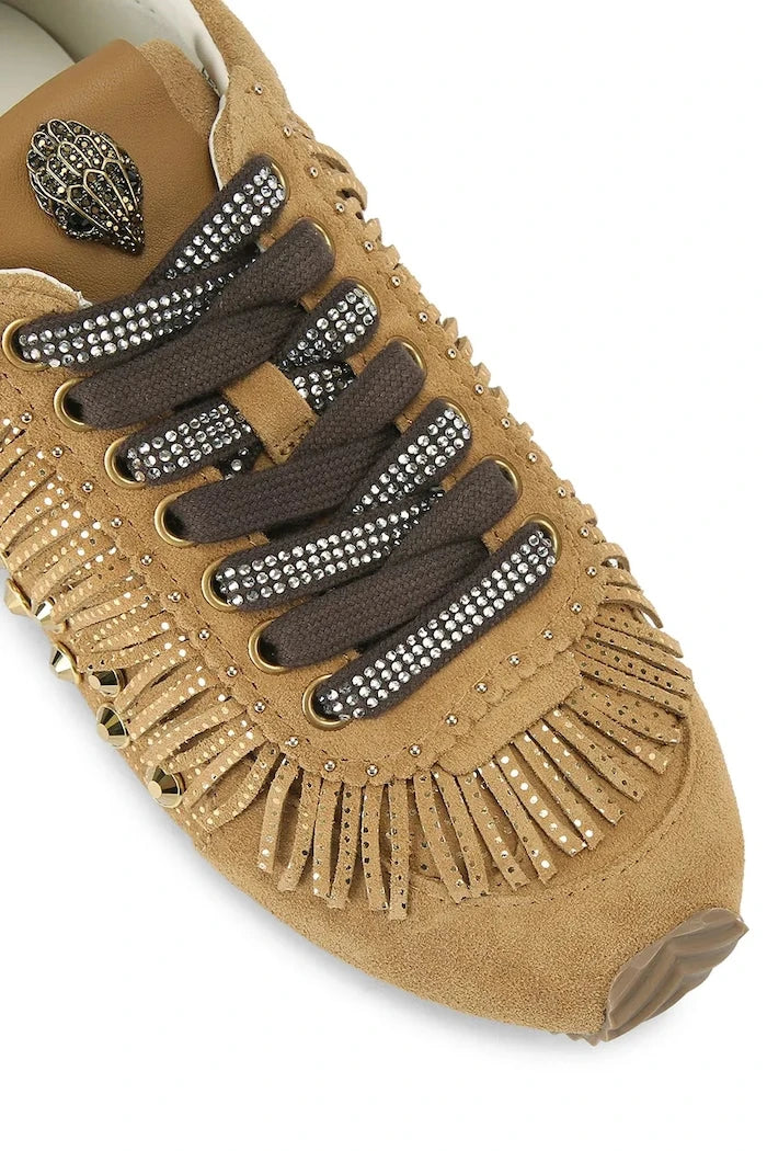 Kurt Geiger London Islington Fringe Sneaker Kadın Deri Sneakers