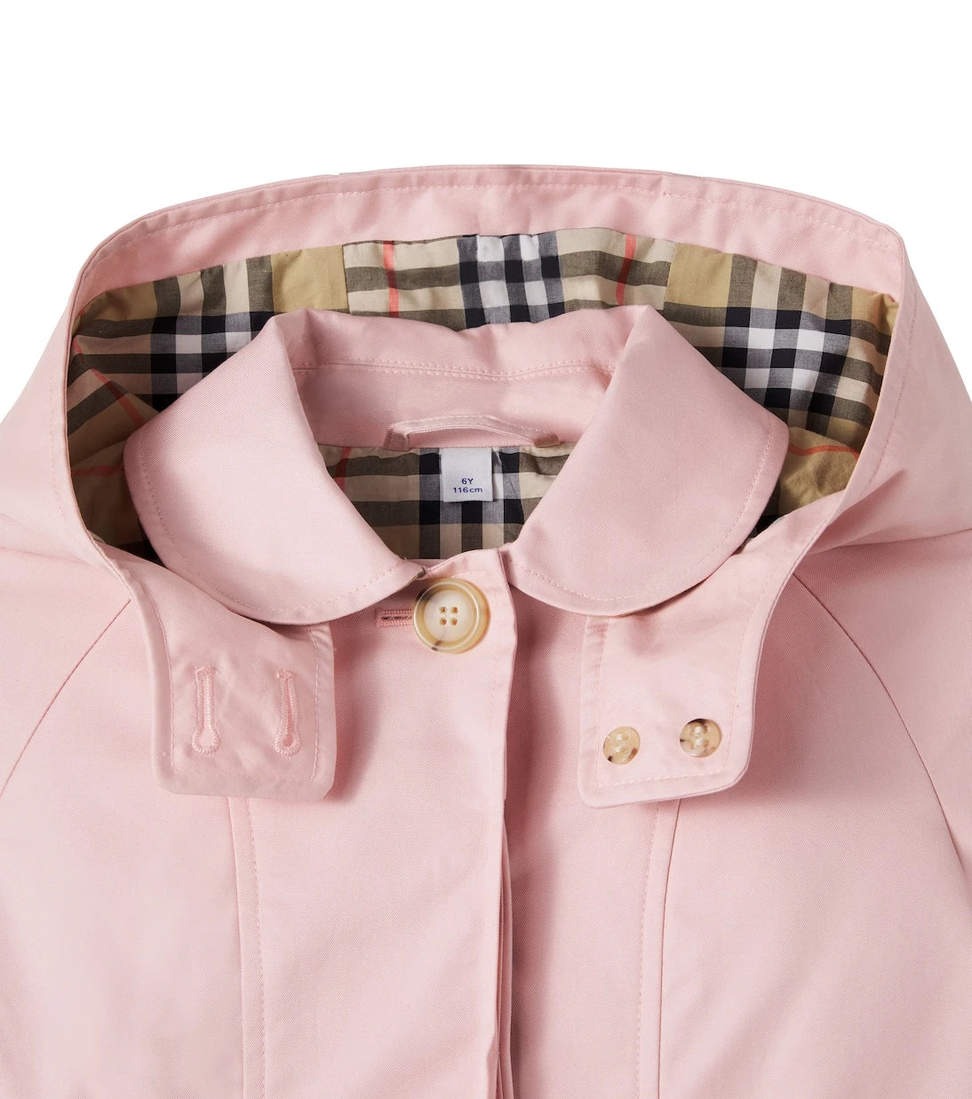 Burberry Kids - جاكيت بربري كاروهات قطن